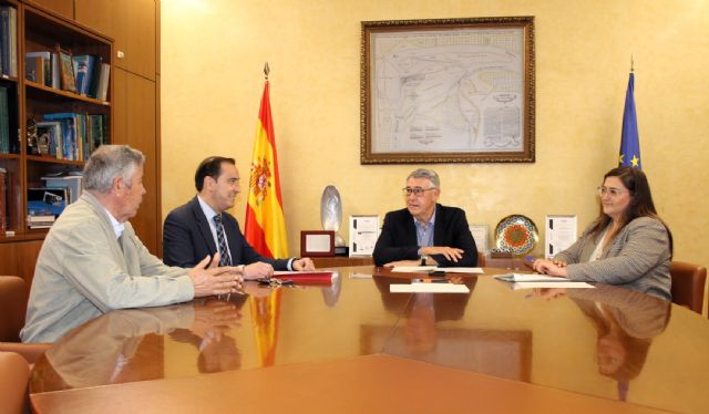 La CHS y el Ayuntamiento de Ulea analizan soluciones ante los desbordamientos en la rambla de las Andreas