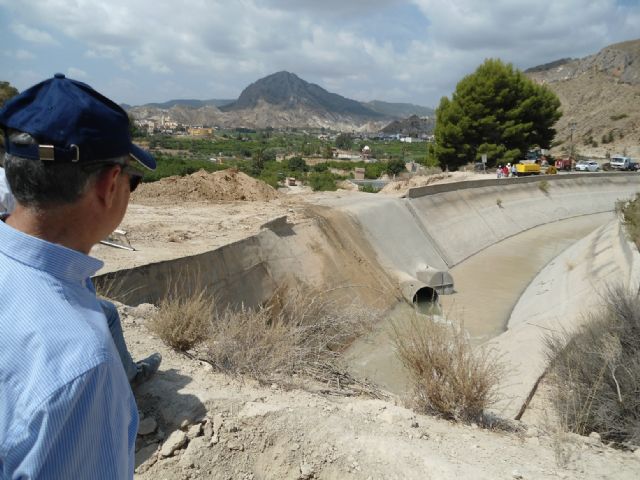 El canal del trasvase Tajo-Segura comienza a recibir agua del baipás de Ulea